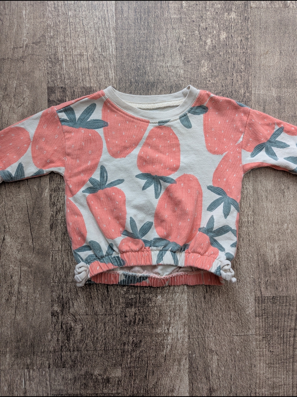 Carter's Strawberry Print Pullover Top